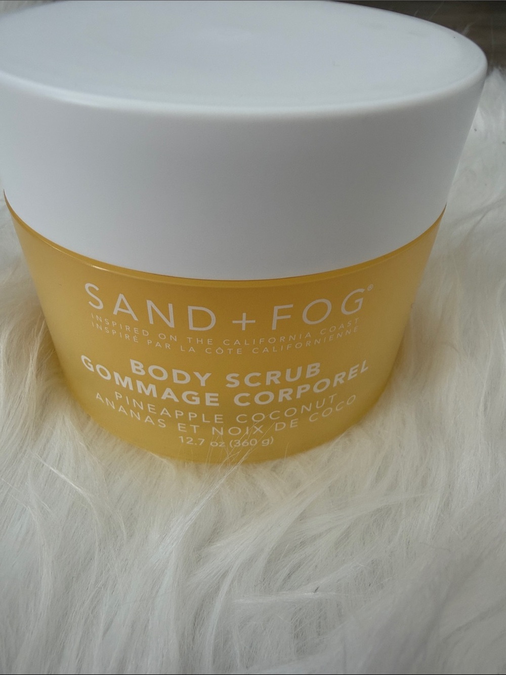 SAND+FOG Pineapple Coconut Body Scrub – Yellow Exfoliant